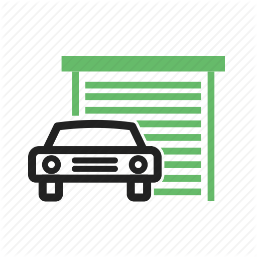 Automatic, Car, Exterior, Garage, Gate, Parking, Roof Icon