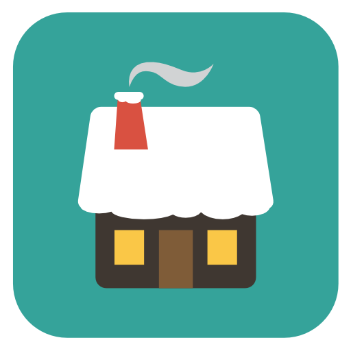 Home Icon Flat Christmas Iconset Fps