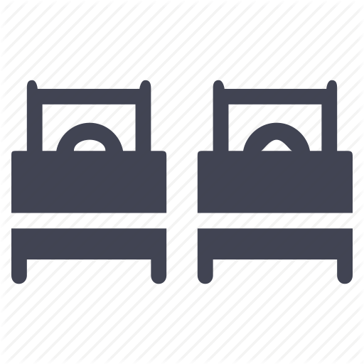 Bed, Bedroom, Double, Facilities, Room Icon