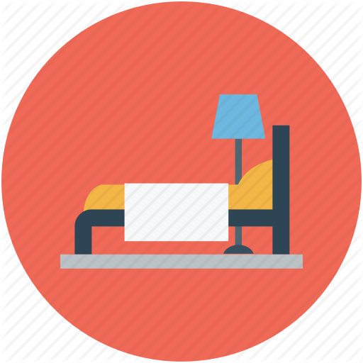 Bed, Bedroom, Hotel, Motel Room Icon