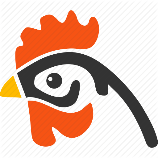 Agriculture, Bantam, Chicken, Cock Head, Hen, Profile, Rooster Icon