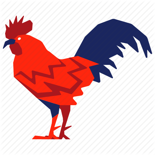 Chicken, Chinese Zodiac, Cock, Hen, Rooster, Year Icon