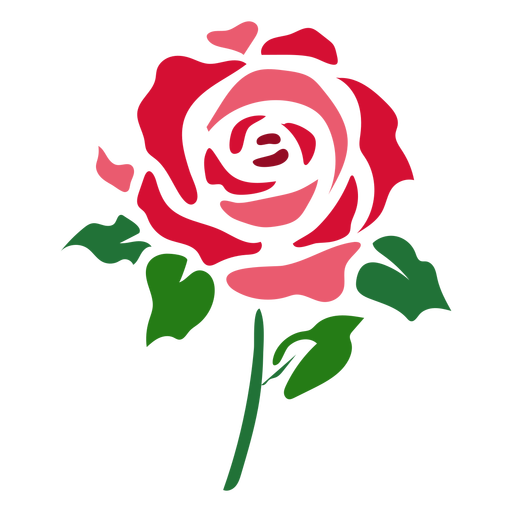 Abstract Rose Icon