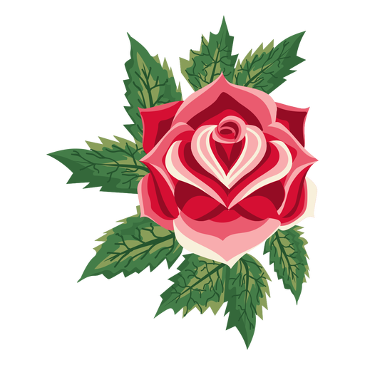 Blooming Rose Icon Flower