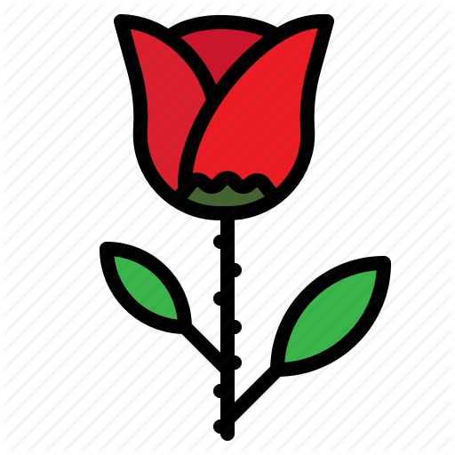 Flower, Love, Romantic, Rose Icon