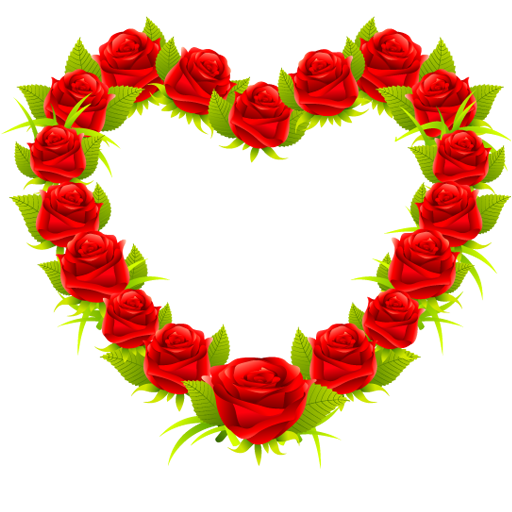 Heart Shaped Roses Icons Download Free Icons