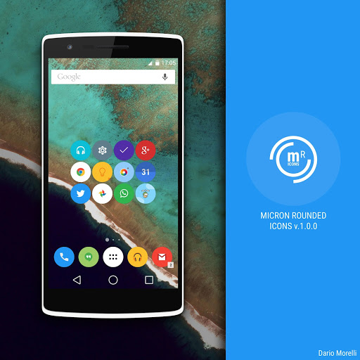 Micron Rounded Icon Pack Apk