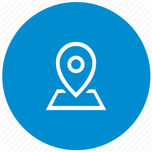 Location, Map, Place, Point, Round Icon