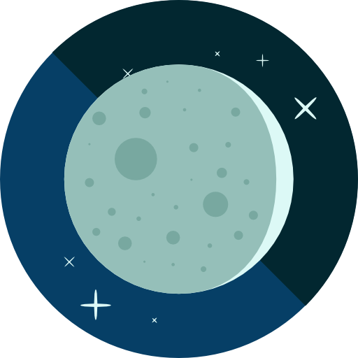 Moon Free Vector Icon Designed