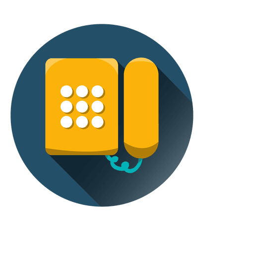 Telephone Round Icon