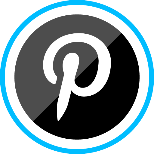 Free Sleak Blue Round Social Media Icon