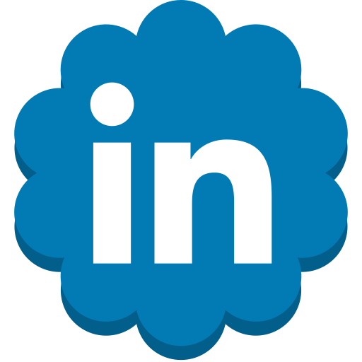 Media, Linckedin, Flower, Round, Social Icon