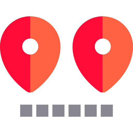Placeholder, Distance, Route Icon