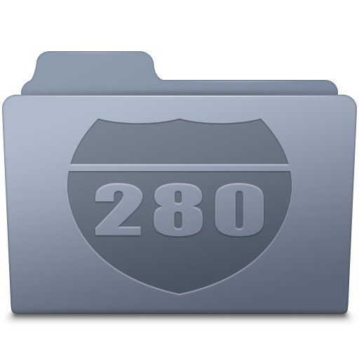 Route Folder Graphite Icon Smooth Leopard Iconset Mcdo Design