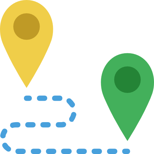 Route Icon Pins And Locations Smashicons