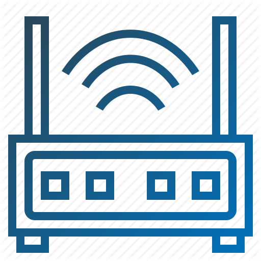 Iconrouter, Modem, Router, Signal, Wifi, Wifirouter Icon