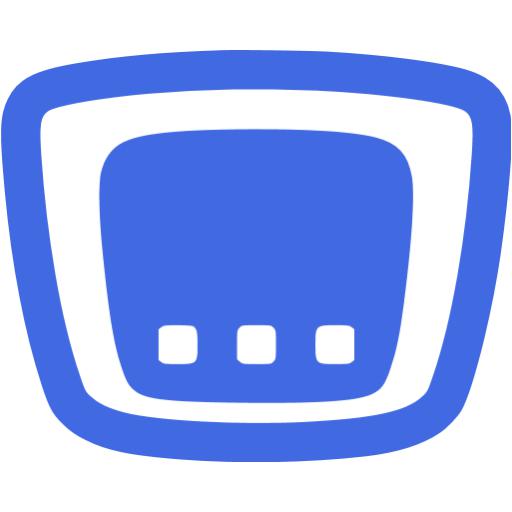 Royal Blue Cisco Router Icon