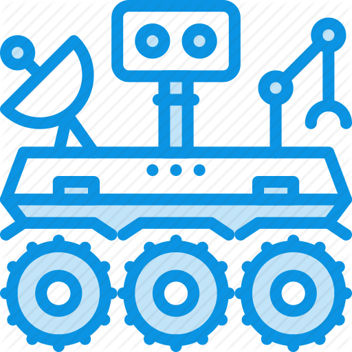Mars, Robot, Rover Icon