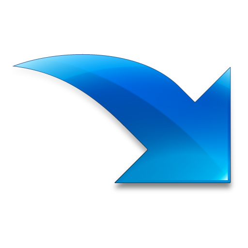 Imported Blue Arrow Icon Free Icons Download