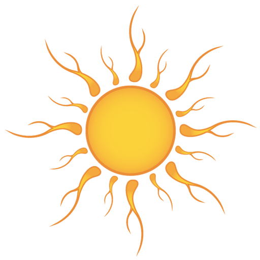 Orange Sun Icon Free Icons Download