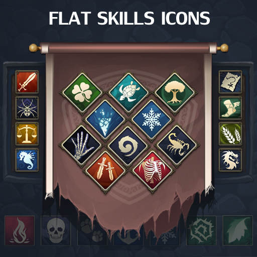 Flat Skills Icons