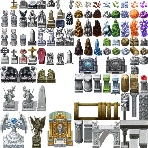 Gorgeous Statues! Rpg Maker Vx Resource Planet