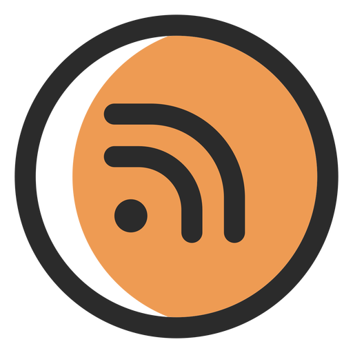 Rss Colored Stroke Icon