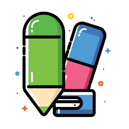 Pen Rubber Sharpener Icon Office Iconset Thalita Torres