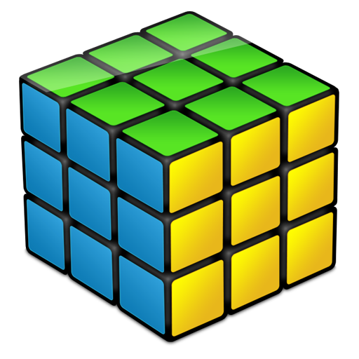 Solved Rubik's Cube Icon