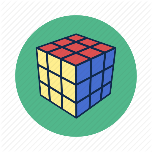 Cube, Game, Play, Rubik, Think, Toy Icon