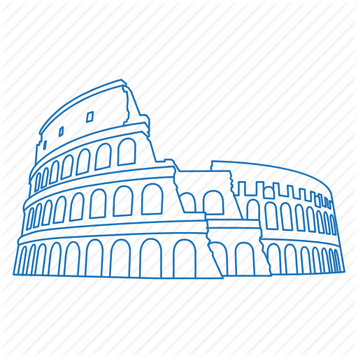 Architecture, Colosseum, Iconic, Roman, Rome, Ruins Icon