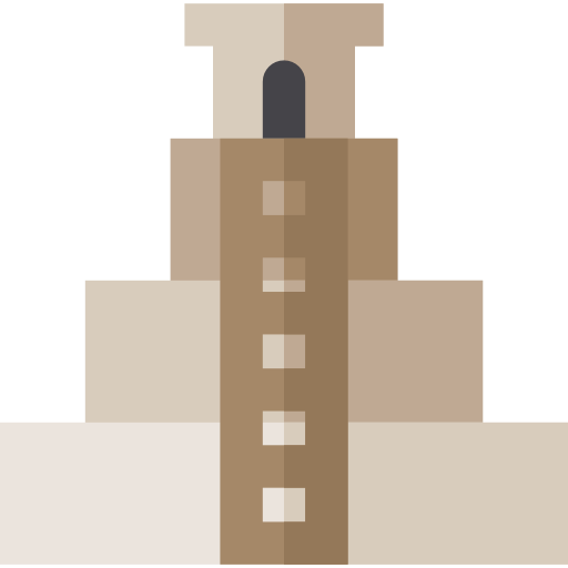 Aztec, Mayan, Guatemala, Pyramid, Ruins Icon