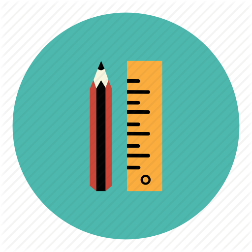 Draw, Education, Measure, Pencil, Ruler, School, Student Icon