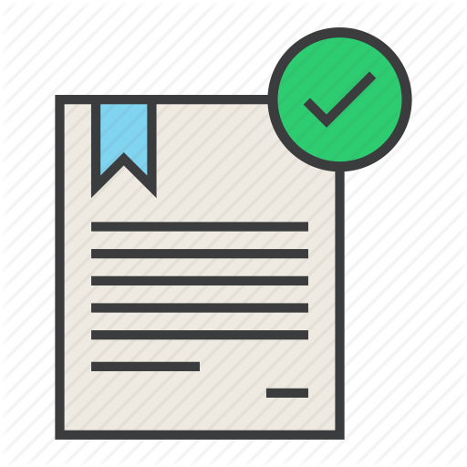 Approve, Booklet, Certificate, Confirm, Document, Manual, Rules Icon