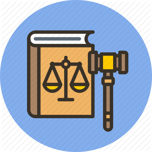 Book, Court, Gavel, Judge, Justice, Law, Rules Icon