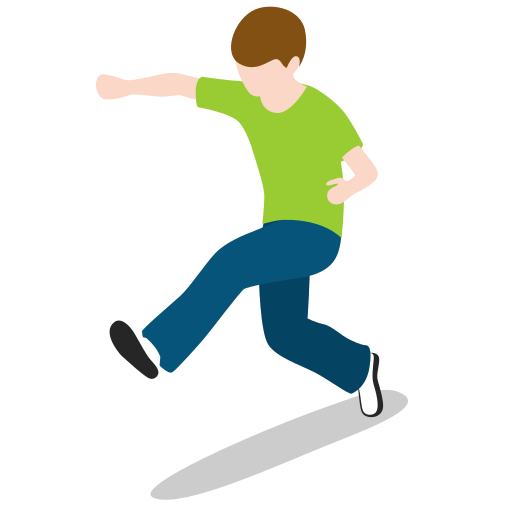 Kid, Boy, Running, Jump, Jumping, People, Person Icon Free Of City