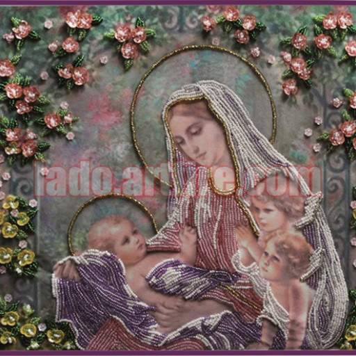 Tenderness Religious Picture Diy Bead Embroidery Kit Beaded