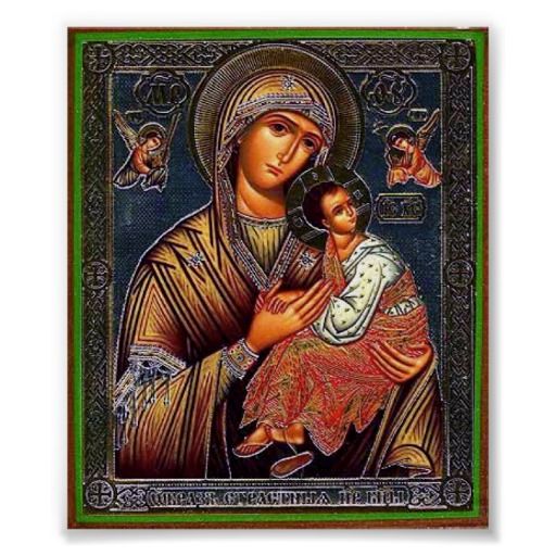 Mother Of Perpetual Help Poster Madonna Images Virgin Mary