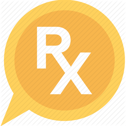 Medications, Medicine Chart, Prescription, Rx, Rx Drugs Icon