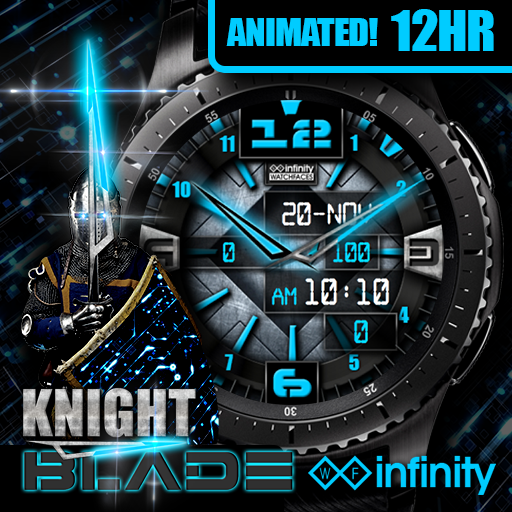 Icon Gear Watch Face Knight Blade Samsung