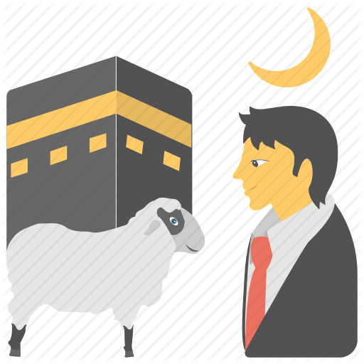 Eid Ul Adha, Eid E Qurban, Hajj, Pilgrimage, Sacrifice Feast Icon