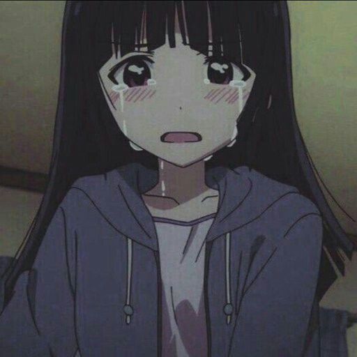 Anime Girl Sad Icons gambar ke 11