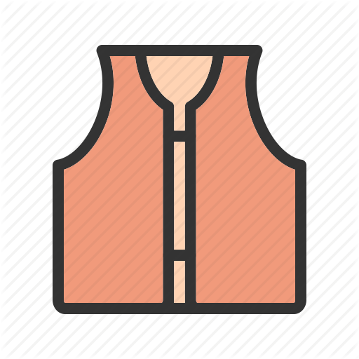Boat, Jacket, Life, Orange, Rescue, Safety, Vest Icon