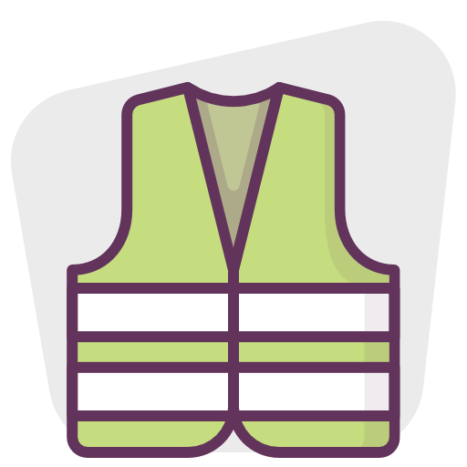 Construction, Protection, Vest, Reflective Icon Free Of Protection