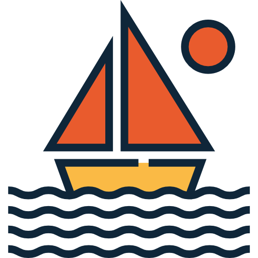 Sailing, Transportation, Boats, Boat, Transport, Sail, Sailboat Icon