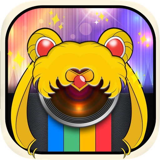 Anime Manga Sticker Camera Girl For Sailor Moon