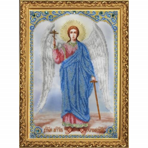 Orthodox Icon Guardian Angel Beaded Embroidery Kit Diy Mega