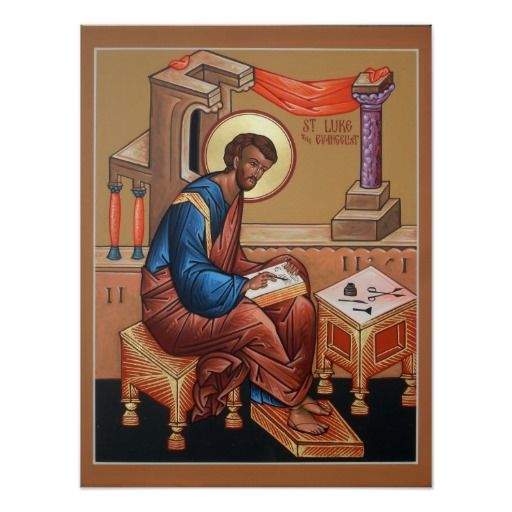 Saint Luke The Evangelist Poster In Christian Posters