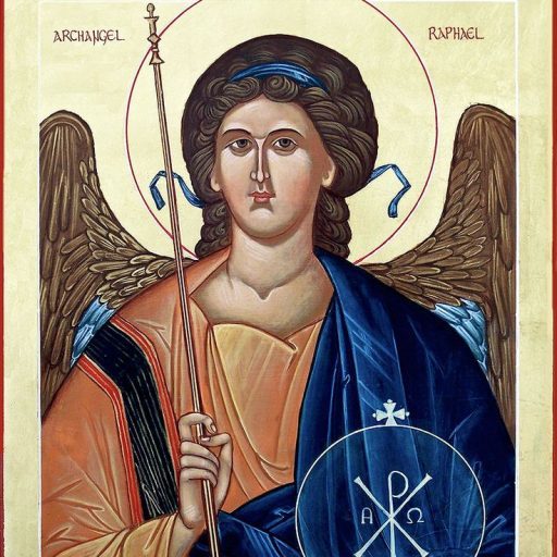 Cropped Saint Raphael Icon The Church Of St Raphael