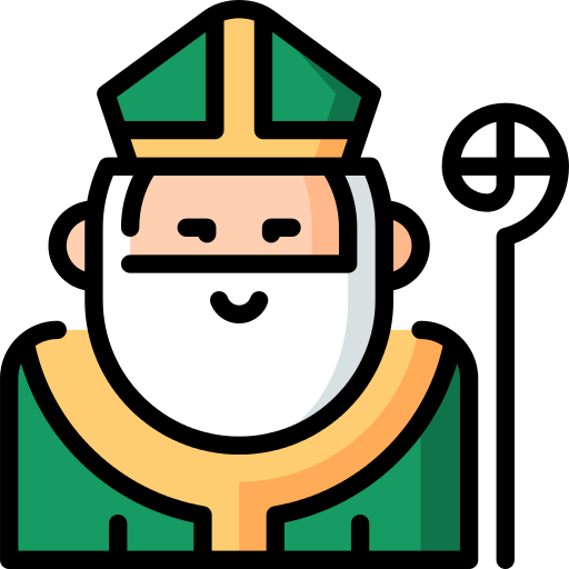 Saint Patrick Christian Png Icon